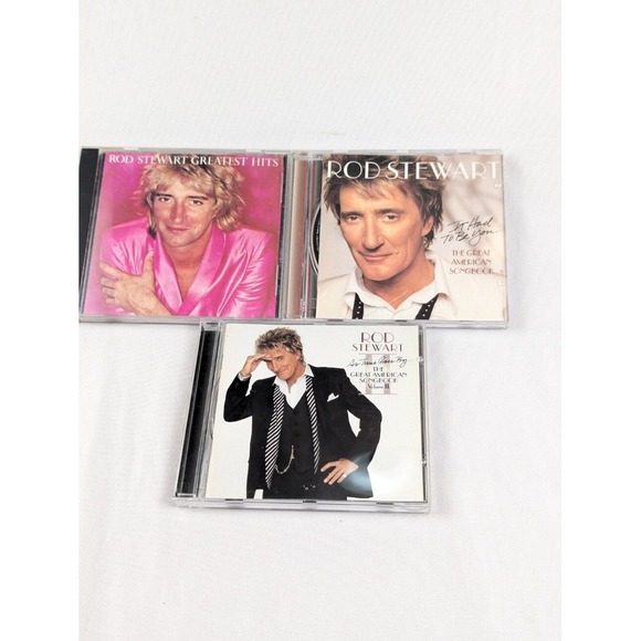 Other - Lot of 3 Rod Stewart CDs – It Had to Be‎ You, As Time Goes By, Greatest Hits